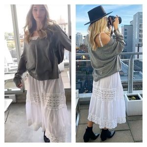 Anna Kosturova Manor midi dress vintage lace med